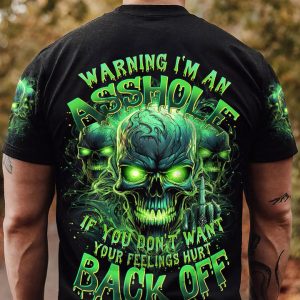 WARNING I'M AN A SKULL ALL OVER PRINT