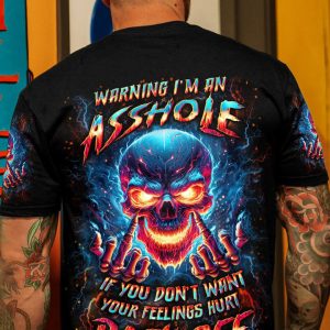 WARNING I'M AN A SKULL ALL OVER PRINT