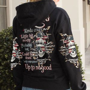 WARNING KINDA CRAZY MESSY BUN CRACK ALL OVER PRINT