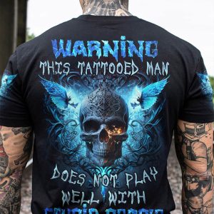 WARNING THIS TATTOOED MAN ALL OVER PRINT