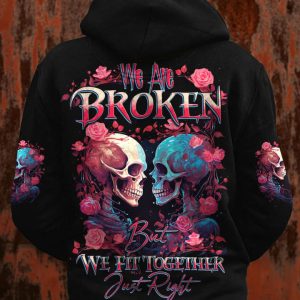 WE ARE BROKEN SKULL ALL OVER PRINT