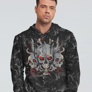 WHEN I WAS BORN 3 SKULLS ALL OVER PRINT 1