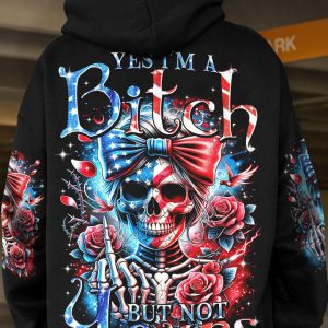 YES I'M A B BUT NOT YOURS ALL OVER PRINT