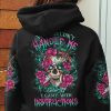 YOU COULDN'T HANDLE ME SKULL ROSE ALL OVER PRINT