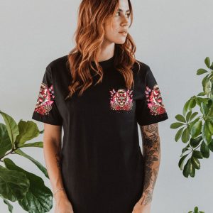 YOU'LL EVER MEET MESSY BUN SKULL ALL OVER PRINT 1