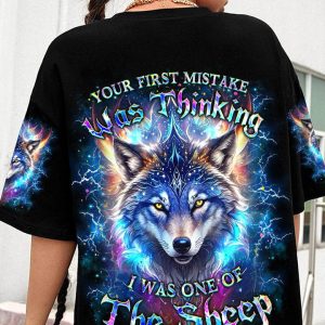 YOUR FIRST MISTAKE WOLF ALL OVER PRINT