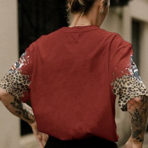 ZERO FCKS GIVEN LEOPARD FLAG ALL OVER PRINT 1