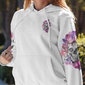 ALWAYS A STRONG WOMAN SKULL ALL OVER PRINT 1