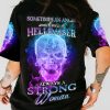 ALWAYS A STRONG WOMEN FIRE SKULL ALL OVER PRINT