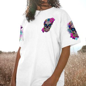 CAN YOU SEE THE F YOU SUGAR SKULL ALL OVER PRINT 1