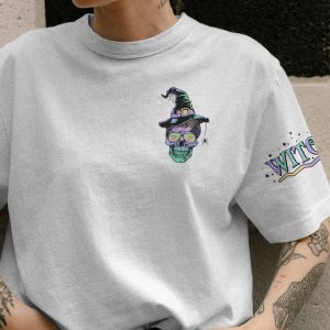 DON'T MAKE ME STICK SKULL WITCH ALL OVER PRINT 1