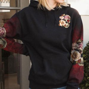 EVEN IF I HAD SKULL ROSE ALL OVER PRINT 1