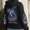 FAIRY SKULL SKELETON ALL OVER PRINT HOODIE