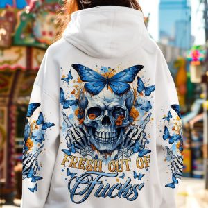 FRESH OUT OF F SKULL BUTTERFLY ALL OVER PRINT