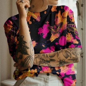 HELLO DARKNESS MY OLD FRIEND BUTTERFLY ALL OVER PRINT 1