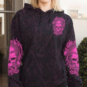 HELLO DARKNESS MY OLD FRIEND SKULL ALL OVER PRINT 1