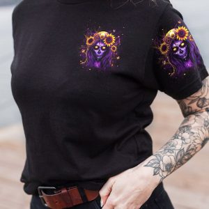 I AM THE STORM SKULL SUNFLOWERS ALL OVER PRINT 1