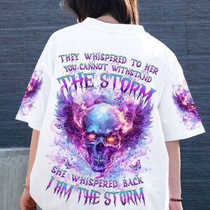 I AM THE STORM SKULL WINGS ALL OVER PRINT