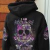 I AM WHO I AM FLOWER GALAXY SKULL ALL OVER PRINT