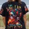 I AM WHO I AM SKULL ALL OVER PRINT