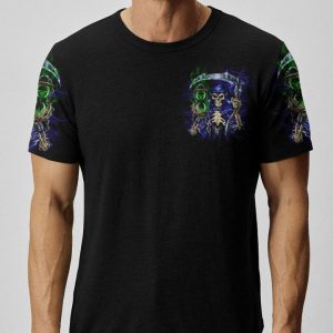 I HAVE SEEN THE BOTTOM NOW I'M READY ALL OVER PRINT