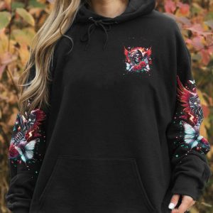 I HOLD A BEAST AN ANGEL WINGS SKULL ALL OVER PRINT 1