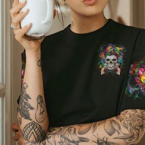 I KNOW HOW TO LOAD TIE DYE SKULL ALL OVER PRINT 1