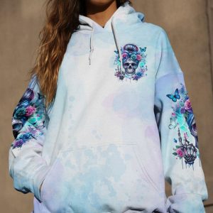 I TAKE CARE OF MY PROBLEM MESSY BUN ALL OVER PRINT 1