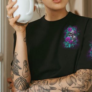 I TRY TO AVOID DRAMA SKULL ALL OVER PRINT 1