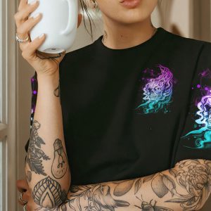 I WANT A B BARN ROSE SKULL ALL OVER PRINT 1