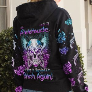 I WOKE UP TODAY SKULL ROSE ALL OVER PRINT