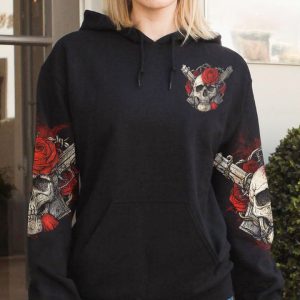 IF I SAY FIRST OF ROSE SKULL ALL OVER PRINT 1