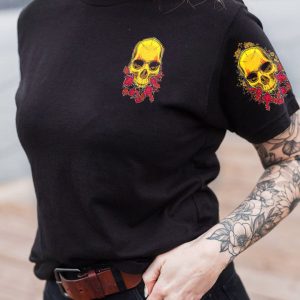 IF YOU THINK I'M SHORT SKULL ROSE ALL OVER PRINT 1