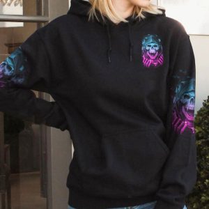 IF YOU THINK YOU WANNA VAMPIRE SKULL ALL OVER PRINT 1