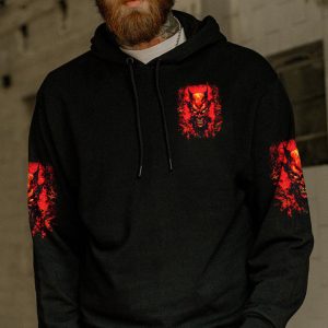 I'M NEVER ALONE SKULL DEMON ALL OVER PRINT 1