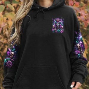 I'M THE F QUEEN SKULL LADY ROSE ALL OVER PRINT 1