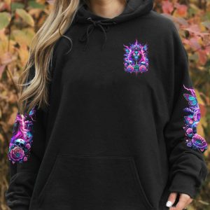 I'M THE F QUEEN SKULL LADY ROSE ALL OVER PRINT 1