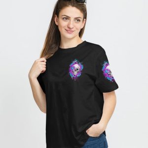 I'M THE KIND OF B FLOWER SKULL ALL OVER PRINT 1
