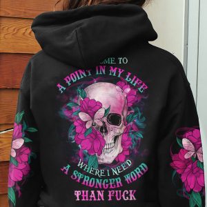 I'VE COME TO A POINT SKULL ALL OVER PRINT