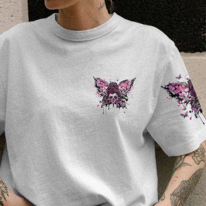 KARMA FAIRY BUTTERFLY MESSY BUN ALL OVER PRINT 1