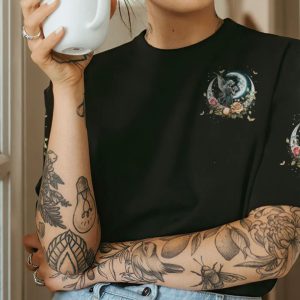 KARMA FAIRY SKULL MOON ROSES ALL OVER PRINT T SHIRT (1)