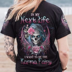 KARMA FAIRY SKULL ROSE ALL OVER PRINT T SHIRT (1)