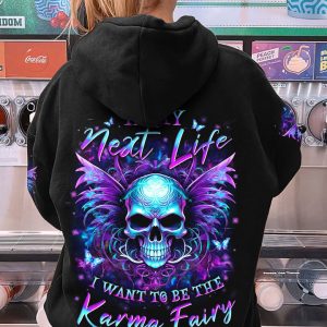 KARMA FAIRY SKULL WINGS ALL OVER PRINT