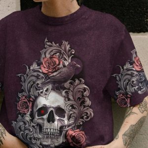 LOVE ME LIKE MY DEMONS DO SKULL ALL OVER PRINT T SHIRT (1)