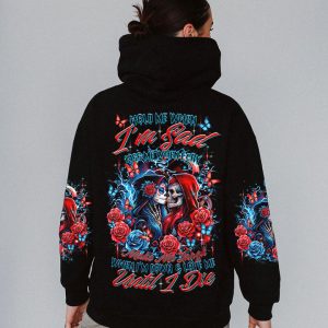 LOVE ME UNTIL I DIE SKULL COUPLE ALL OVER PRINT