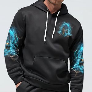 MESS WITH ME I FIGHT BACK REAPER ALL OVER PRINT HOODIE