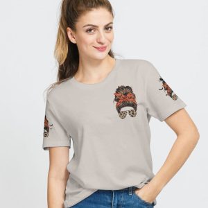 MOMSTER MESSY BUN ALL OVER PRINT 1