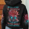 MY GIVE A F IS BROKEN ALL OVER PRINT HOODIE