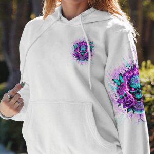 ALWAYS A STRONG WOMAN MAD SKULL ALL OVER PRINT 1