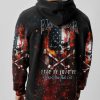 AMERICA LIVE IT LOVE IT OR GET THE HELL OUT SKULL FLAG ALL OVER PRINT HOODIE
